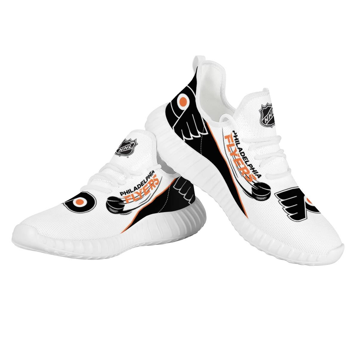 Women's NHL Philadelphia Flyers Mesh Knit Sneakers/Shoes 002